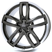 ATS Temperament 9.0x19 5x130 ET60 d71.6 Blizzard Grey Lip Polished