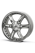 Antera 389 9.5x20 6x139.7 ET40 d67.1 Silver Matt Lip Polished