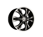 Antera 385 9.5x20 6x139.7 ET30 d78.1 Diamond Black Front and Lip Polished