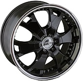 Antera 361 9.5x20 6x139.7 ET12 d110.1 Racing Black Lip Polished