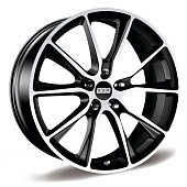 BBS SV011 9.0x20 5x120 ET45 d70 Satin Black Diamond Cut