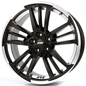 ATS Prazision 9.0x20 5x120 ET30 d72.6 Racing Black Double Lip Polished